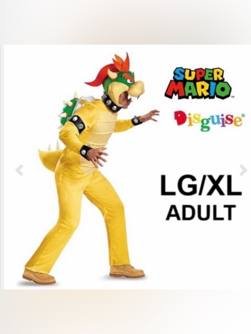 SUPER MARIO BOWSER DELUXE COSTUME WITH INFLATABLE SHELL